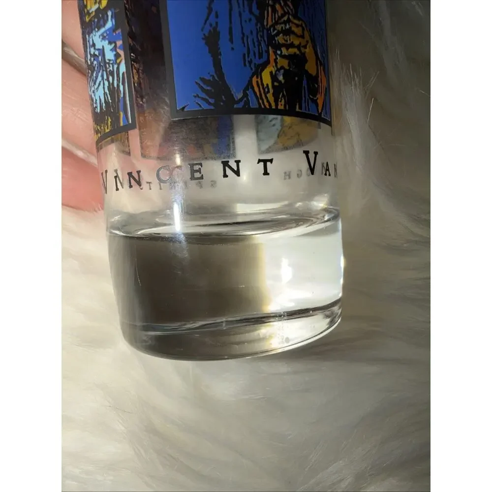 Vintage “Spirits” By Vincent Van Gough Glass Art Highball Drinking Glass Barware
